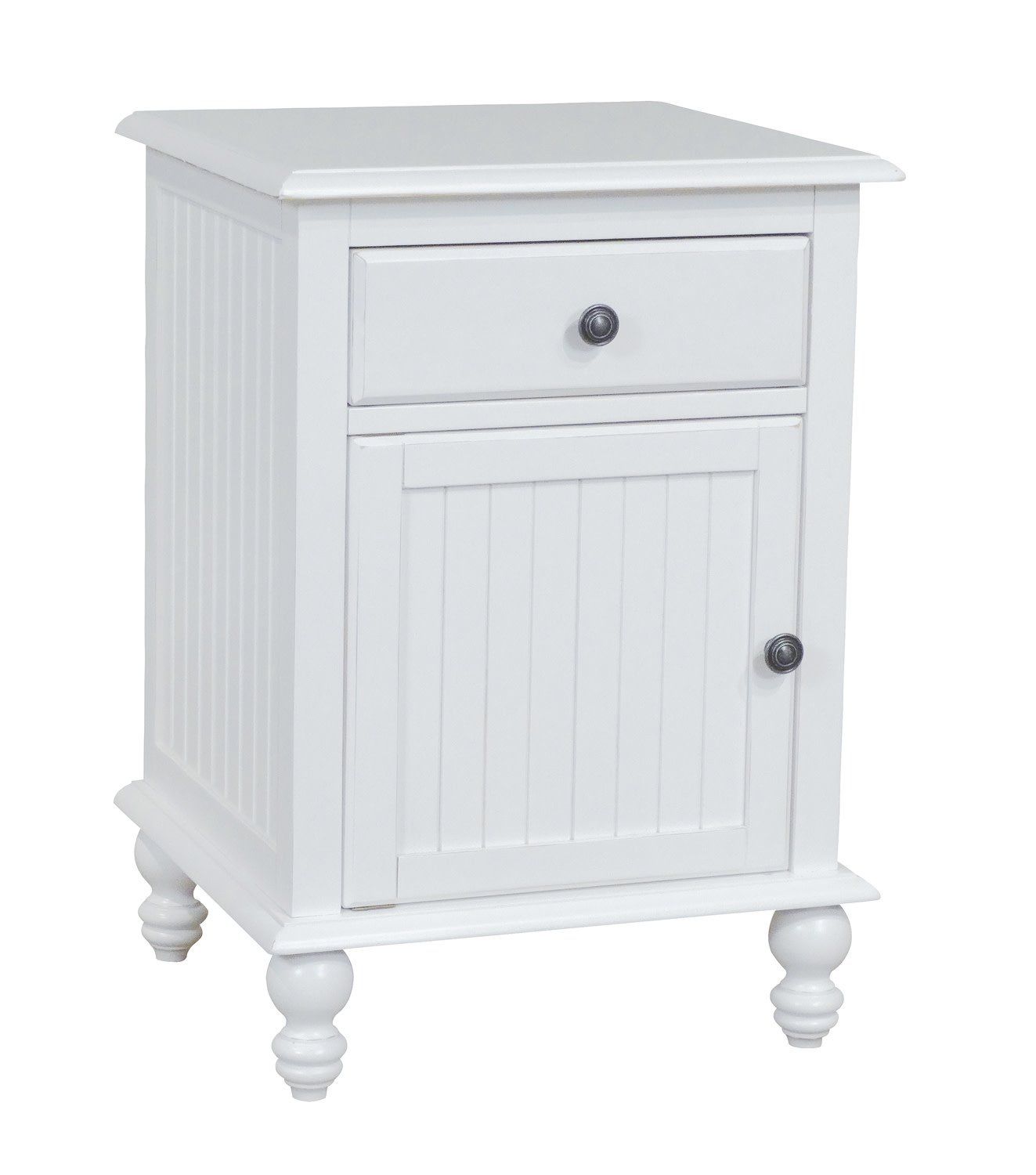Cottage 1-Drawer 1 Door Nightstand - Bright White