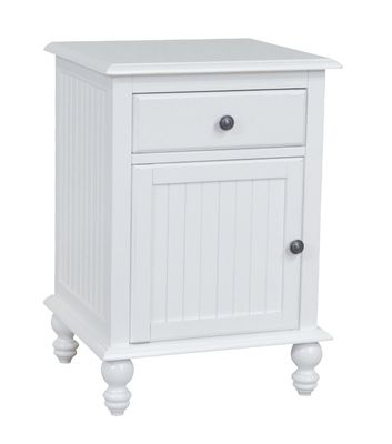 Cottage 1-Drawer 1 Door Nightstand - Bright White