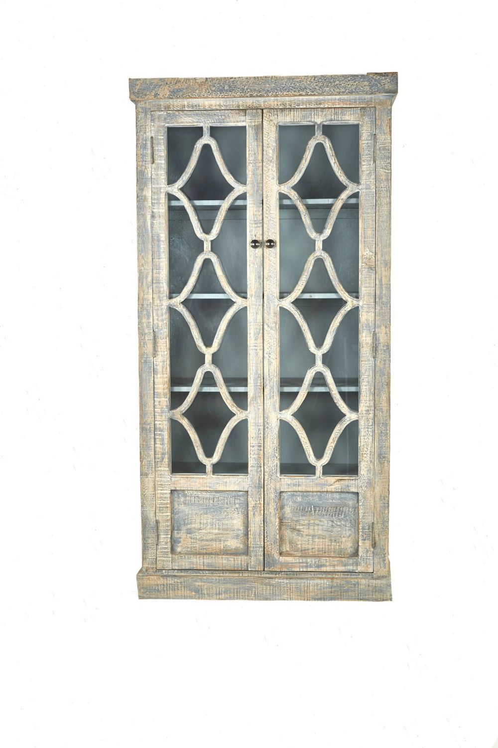 Maribelle Cabinet - Antique Blue w/ blue interior