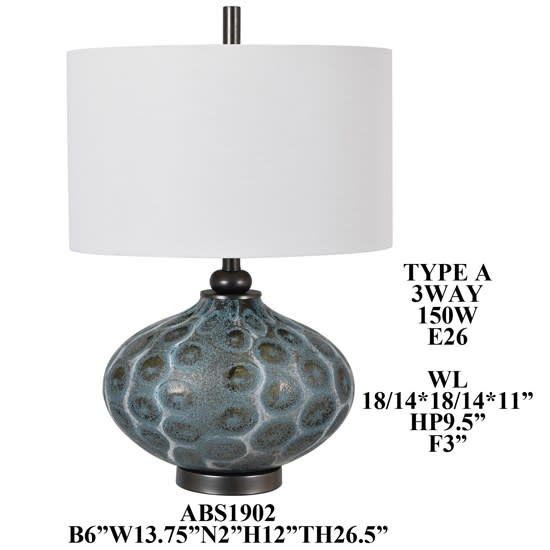 Simons Table Lamp w/ Night Light