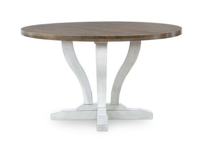 La Casa Chalk and Sesame Dining Table 52&quot; Round