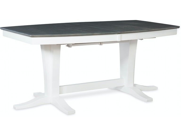 Cosmopolitan Milano Table w/ Double Pedestal Base (Specify Color)