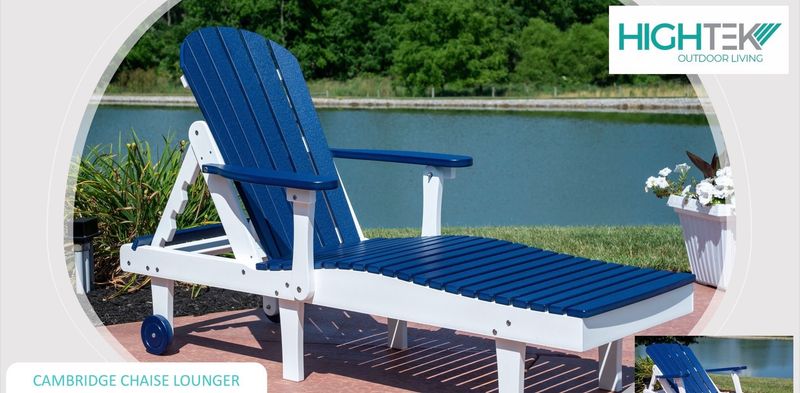 Hightek Cambridge Chaise Lounger - Choose Color