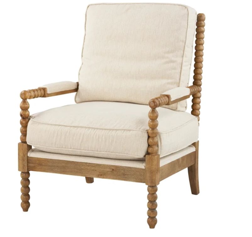 Willow Spindle Chair (French Linen)