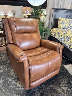 Burbank Leather Power Recliner w/ Power Headrest