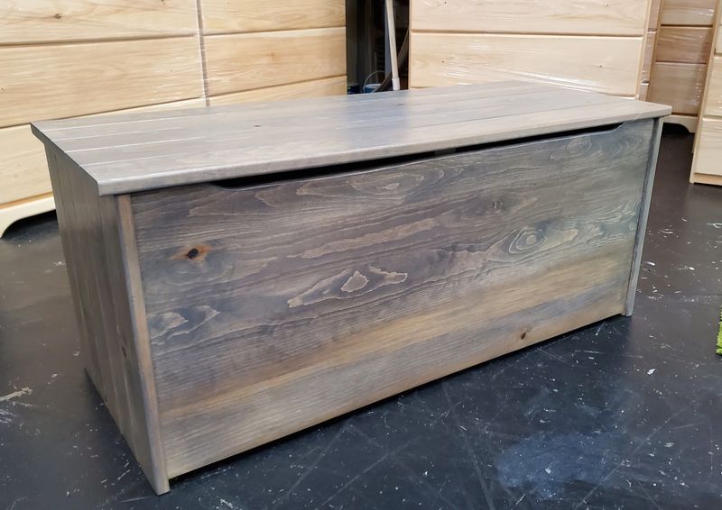 60&quot; Pine Box - Amish Built w/ Stock Finish