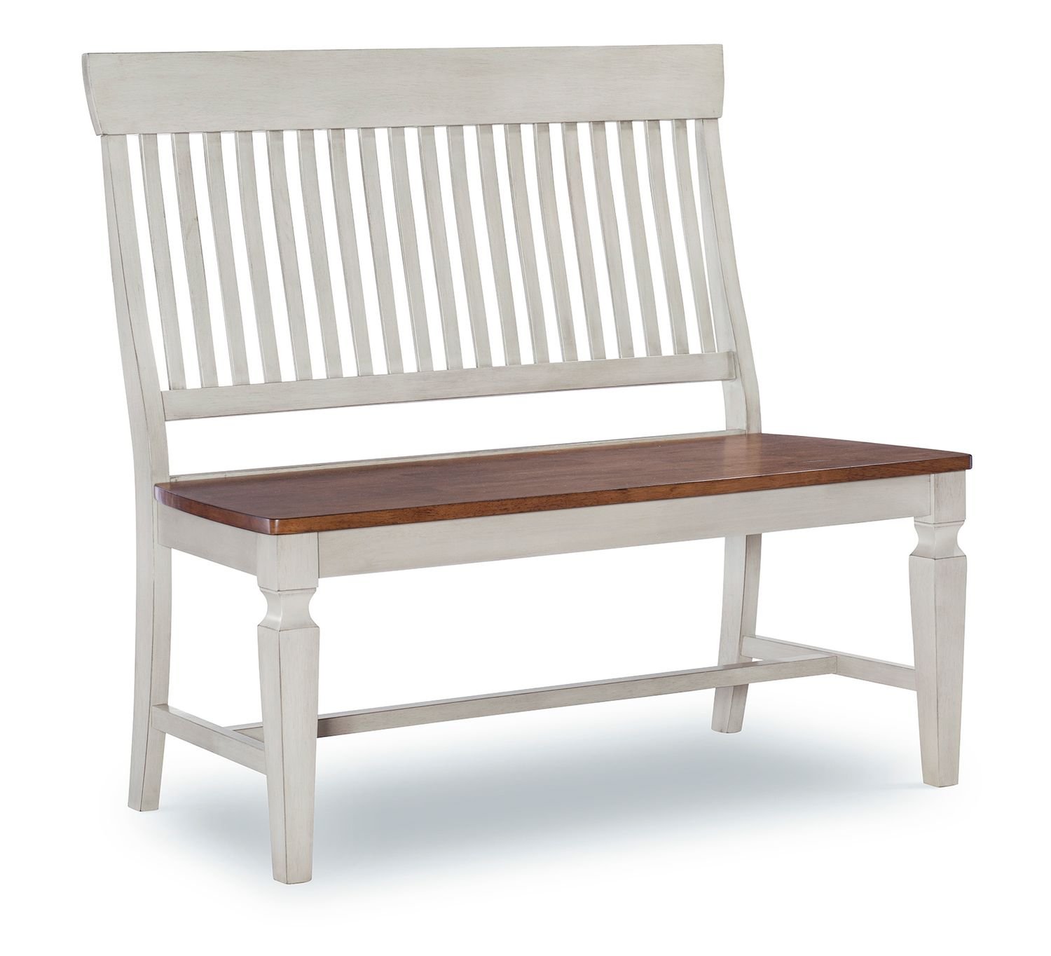 Vista Slatback Bench with Custom Finish