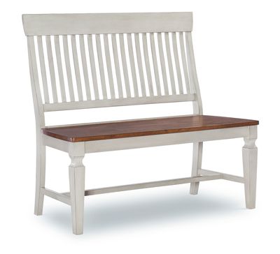 Vista Slatback Bench with Custom Finish