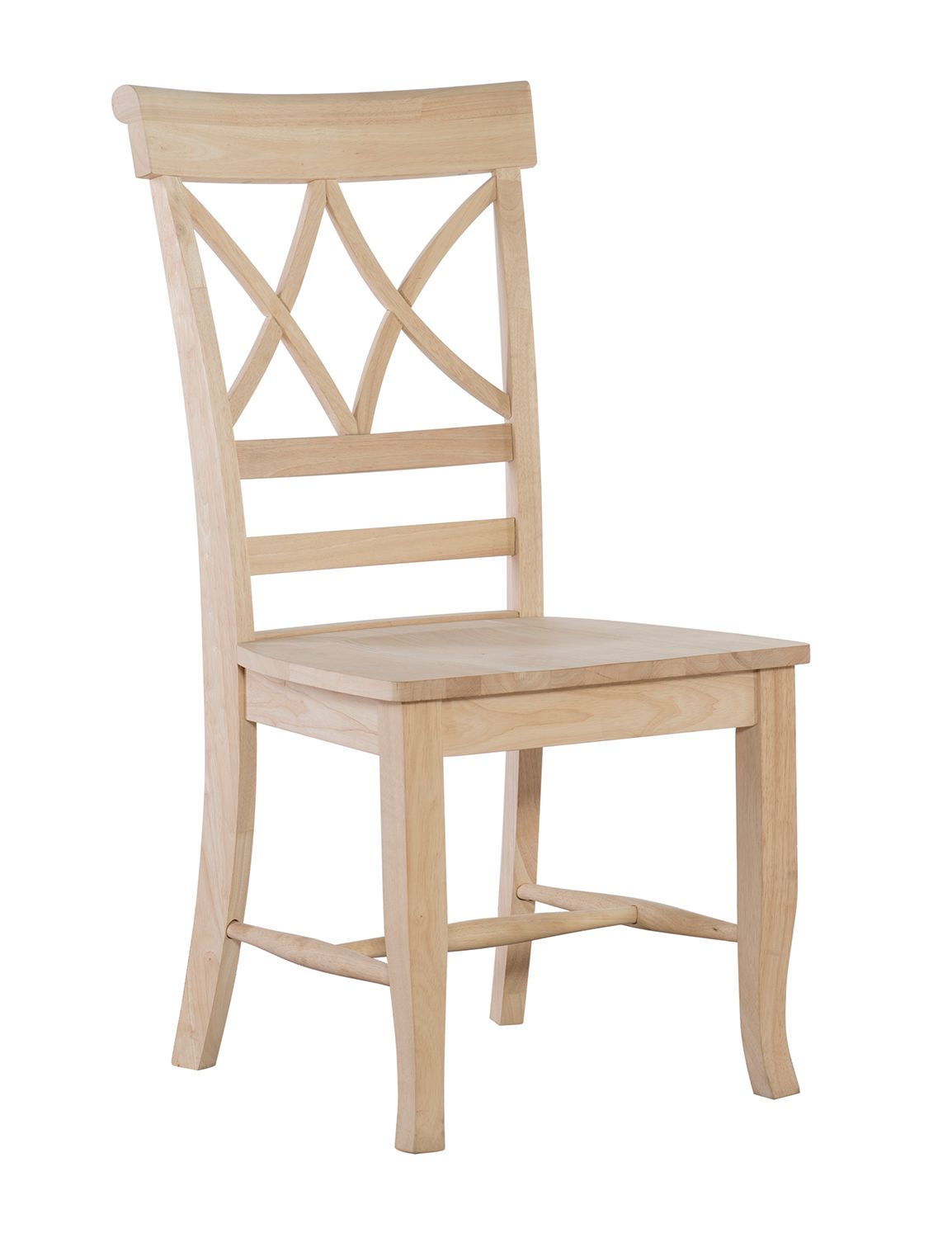 Canyon Double X Back Chair - Unfinished