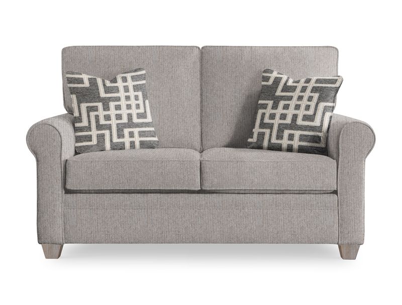 Drew Roll Arm Love Seat (Specify color)
