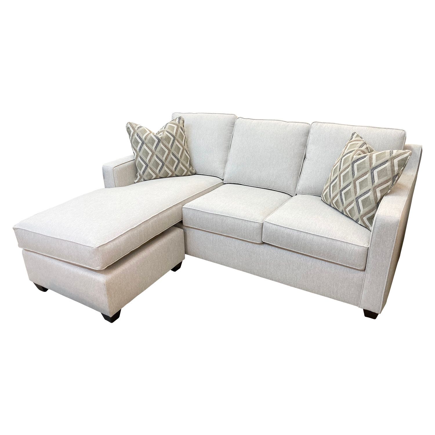 Ryley Track Arm Series Sofa with floating chaise (82&quot; x 70&quot; x 39&quot;)