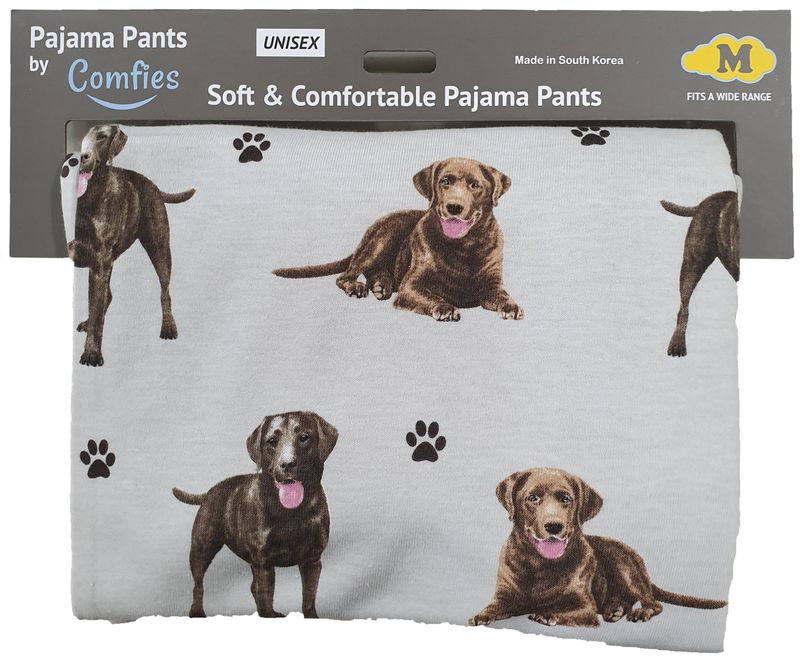 Chocolate Labrador Pajama Bottoms