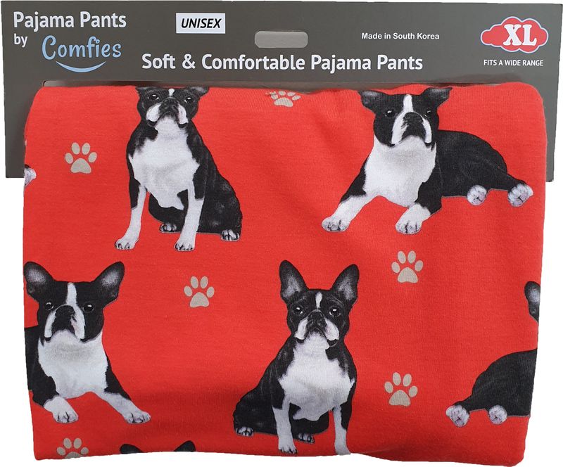 Boston Terrier Pajama Bottoms