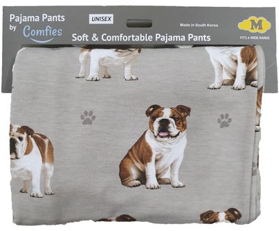 Bulldog Pajama Bottoms