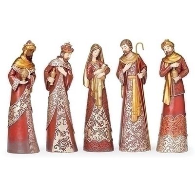 Red &amp; Gold Nativity