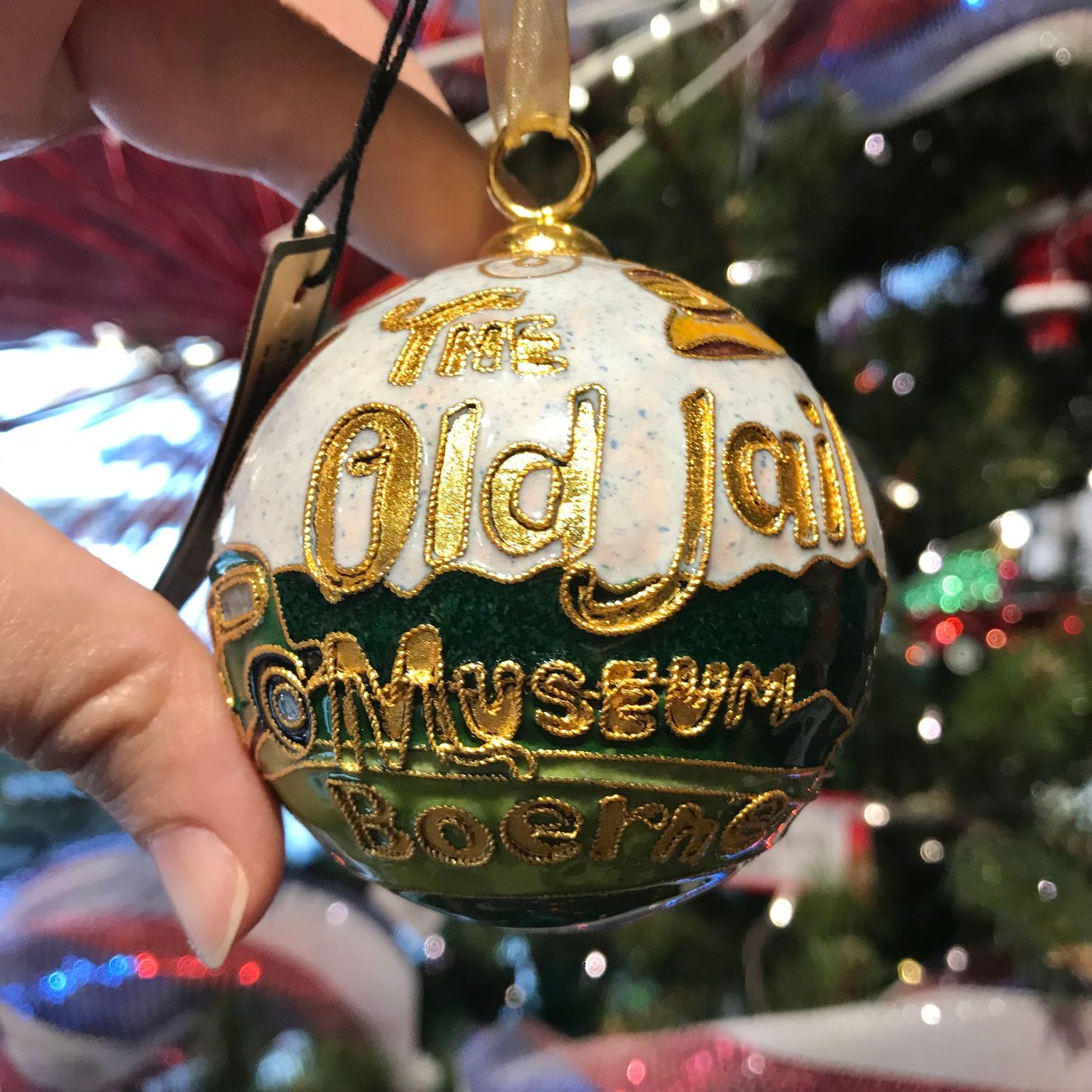 Boerne Old Jail Museum Cloisonne Ornament