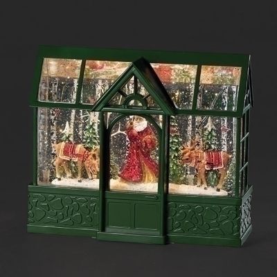Shimmer Greenhouse with Santa &amp; Deer