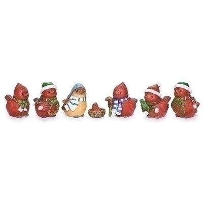 Cardinal Nativity - 7 piece set