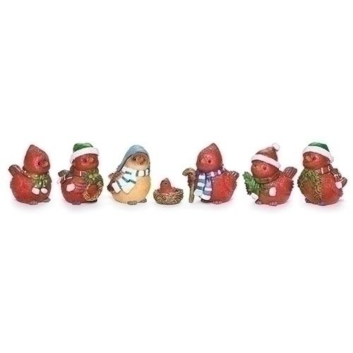 Cardinal Nativity - 7 piece set