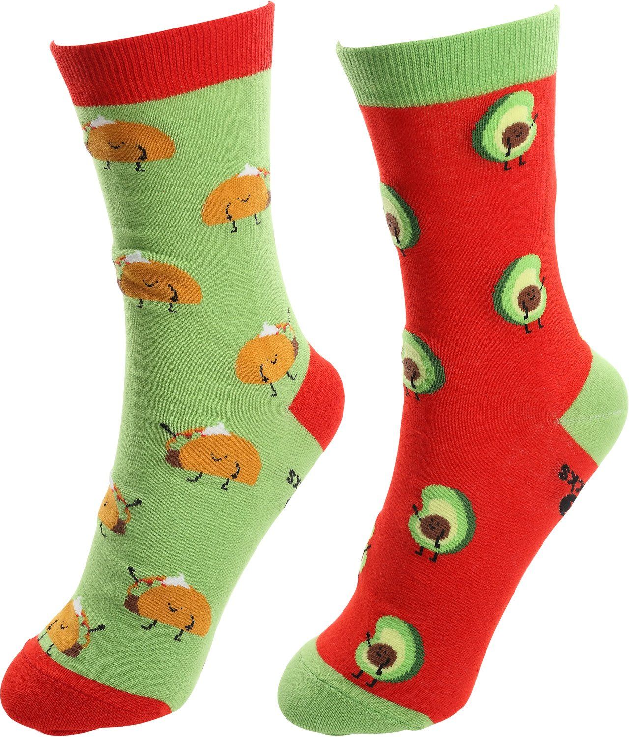 Taco &amp; Avocado Socks