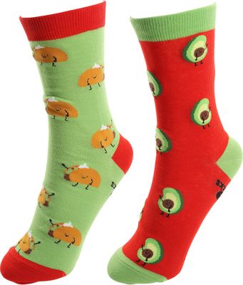 Taco &amp; Avocado Socks