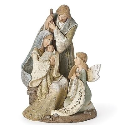 Joy to the World Holy Family with Angel