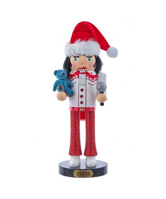 Elvis with Teddy Bear Nutcracker