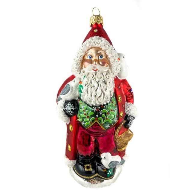 Roxbury Santa Ornament