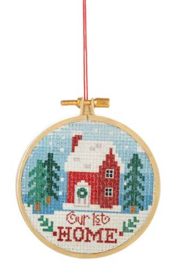 Our 1st Home Cross Stitch Ornament
