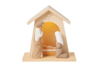 Foundations Nativity Beacon Lit Creche Nativity