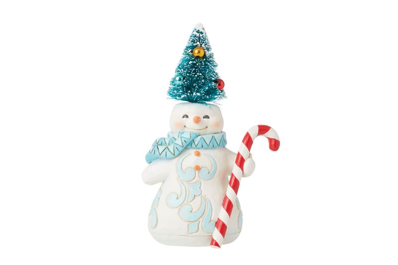 &quot;Candy Cane Crush&quot; Pint Snowman Figure