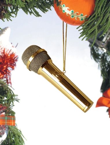 Gold Brass Microphone