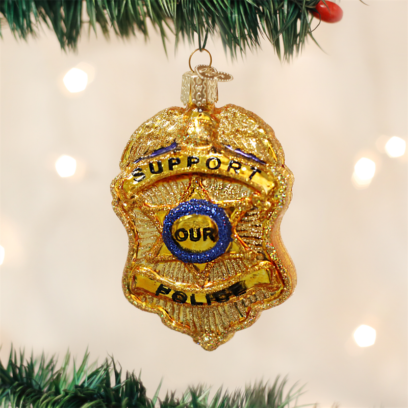 Police Badge Ornament