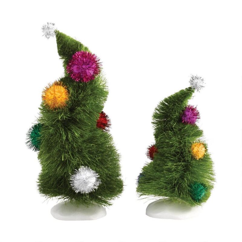 Grinch Wonky Trees (Set of 2)