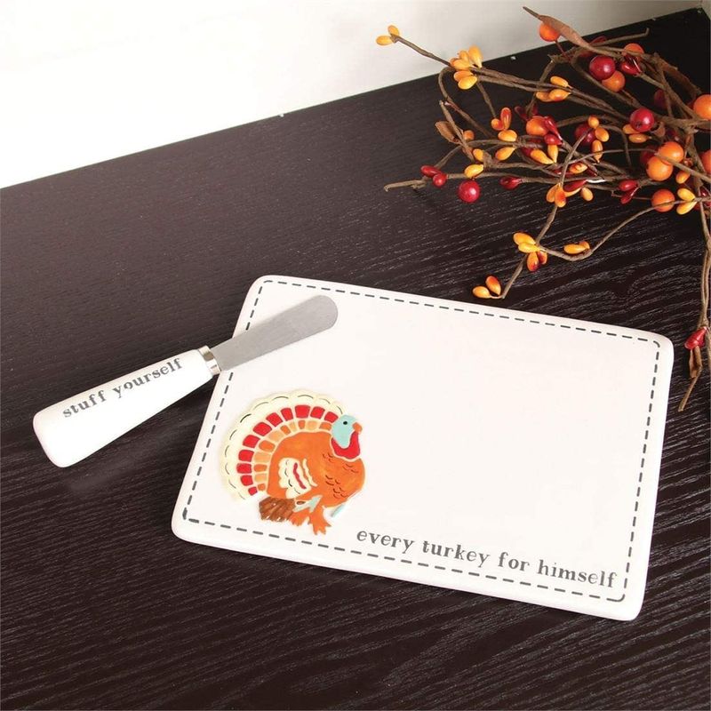 Turkey Platter &amp; Spreader Set of 2