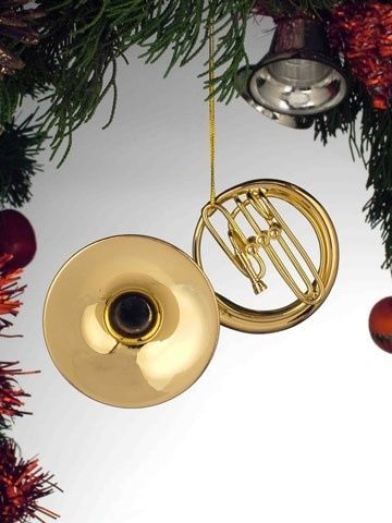 Gold Brass Sousaphone Ornament
