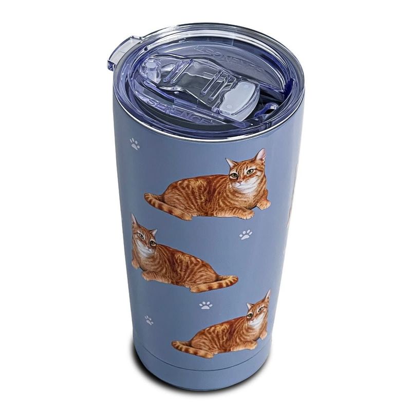 Orange Tabby Cat Tumbler