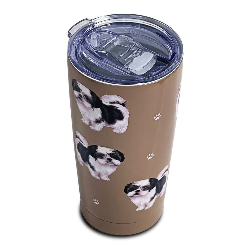 Black Shih Tzu Tumbler