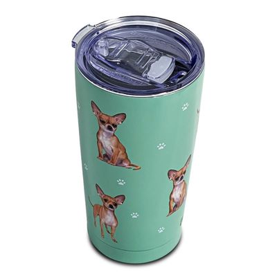 Tan Chihuahua Tumbler
