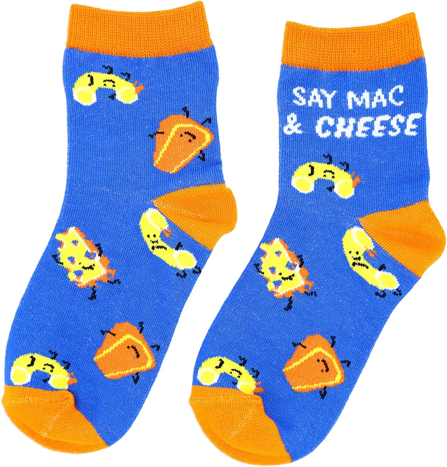 &quot;Say Mac &amp; Cheese&quot; Youth Socks (S/M), Size: 2T-4T