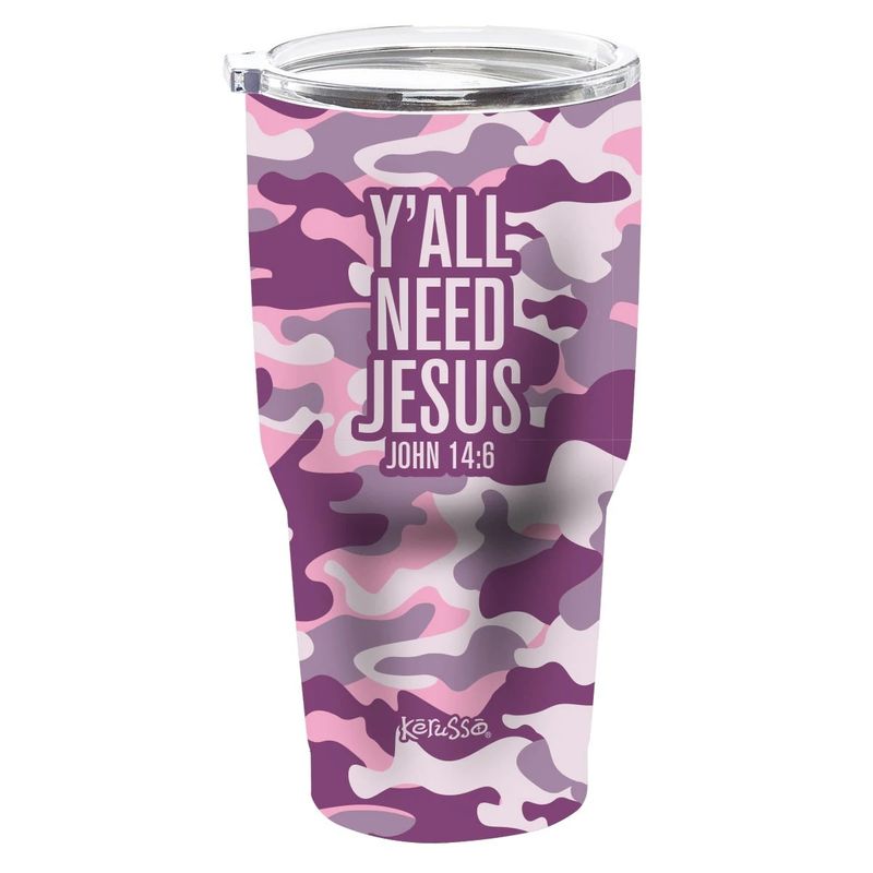 Y&#39;all Need Jesus 30oz Tumbler