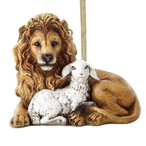 Lion &amp; Lamb Ornament