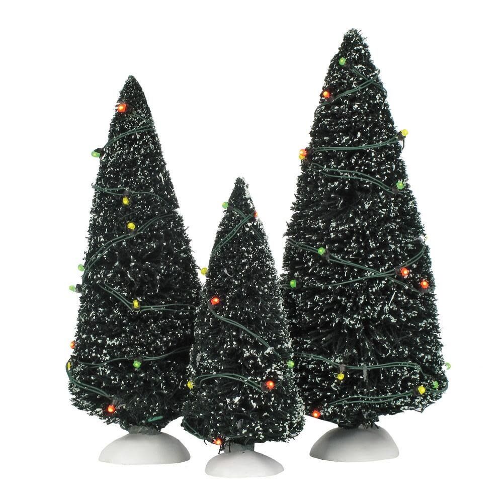Twinkling Lit Trees (Set of 3)