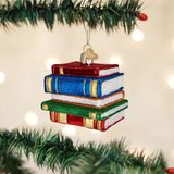 Stack of Books Ornament