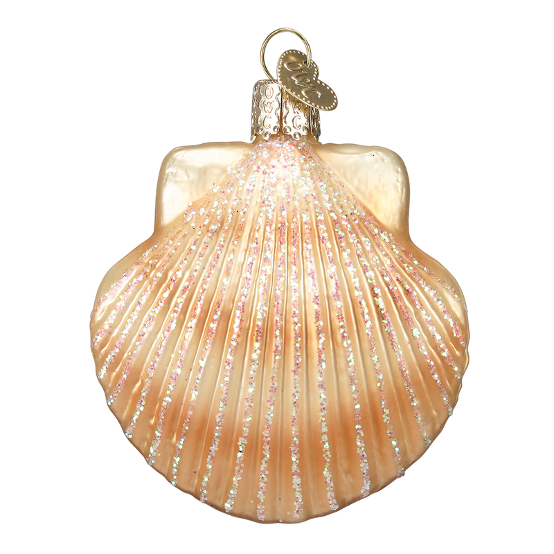 Scallop Clam Shell Ornament