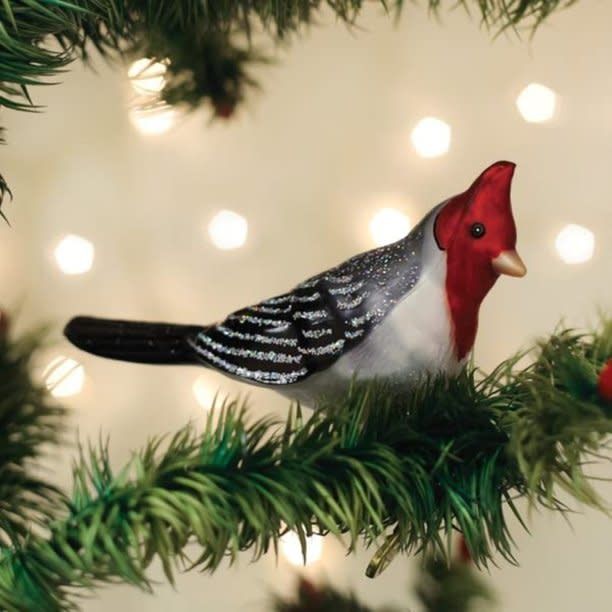 Red-Crested Cardinal Clip Ornament