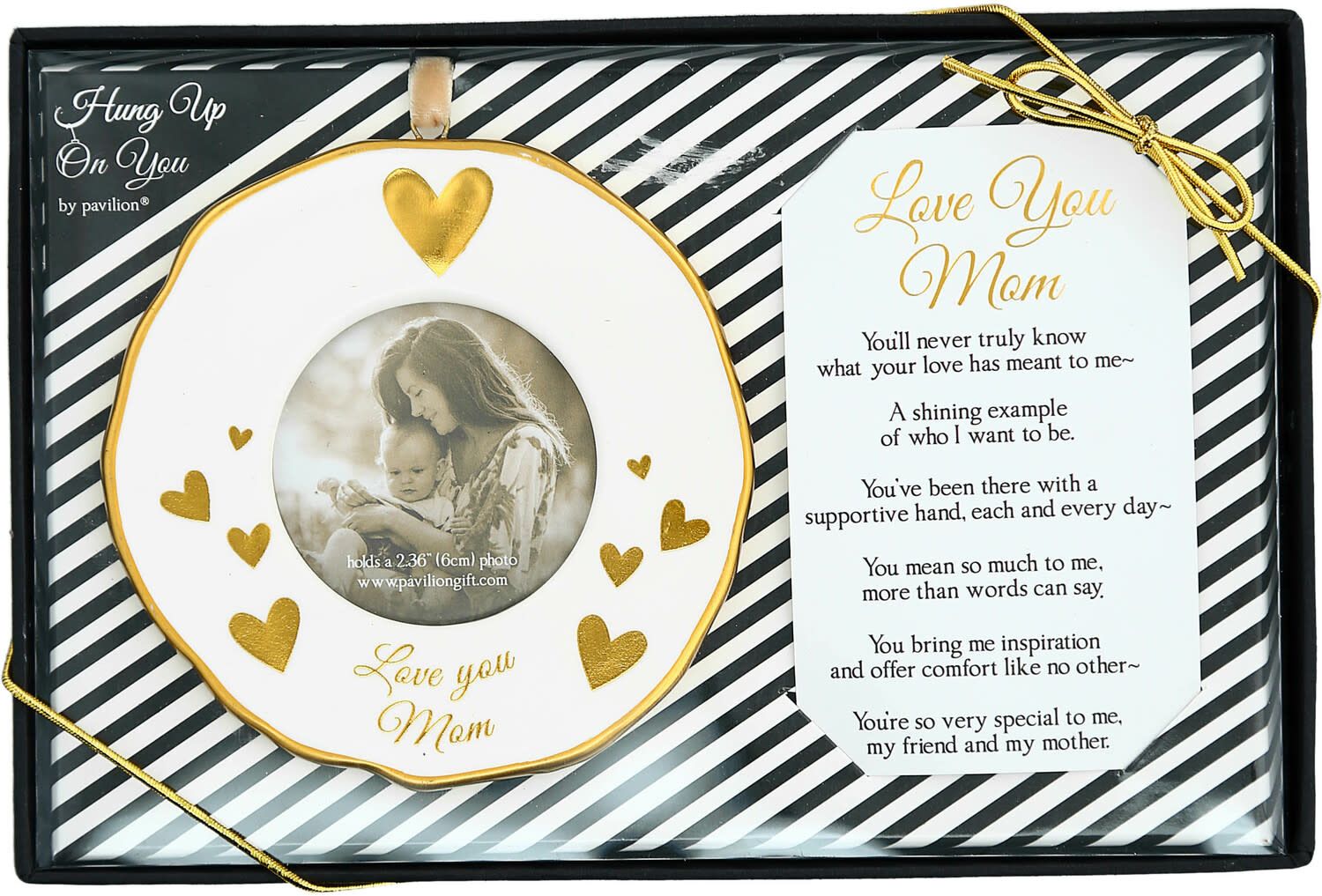 Mom Photo Frame Ornament 4&quot;