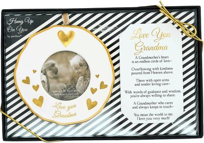 Grandma Photo Frame Ornament 4&quot;