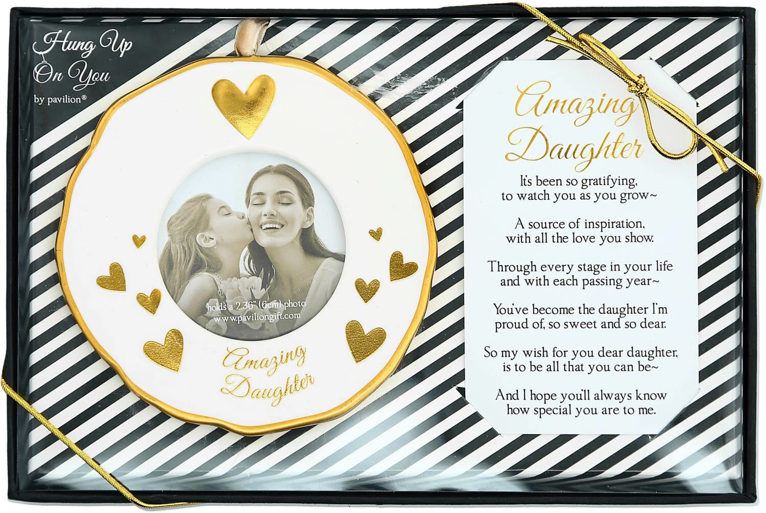 Daughter Photo Frame Ornament 4&quot;