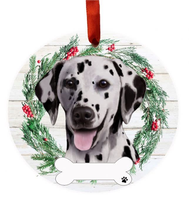 Dalmatian Wreath Ornament